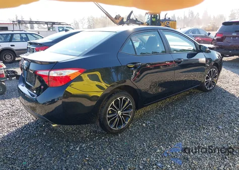 2015 Toyota Corolla S Plus из США, поврежденный, VIN 5YFBURHE2FP350861